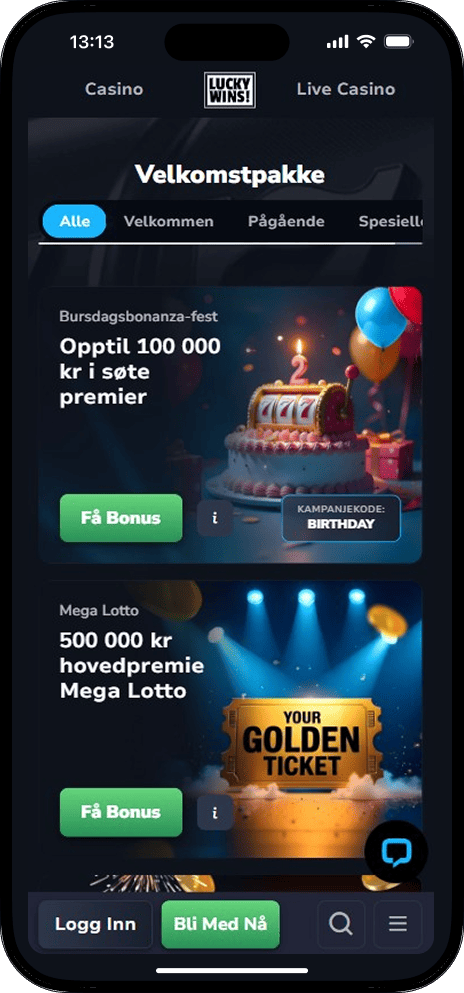 Lucky Wins Casino-kampanjer