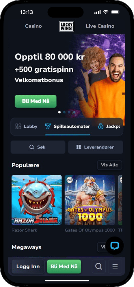 Lucky Wins spilleautomater